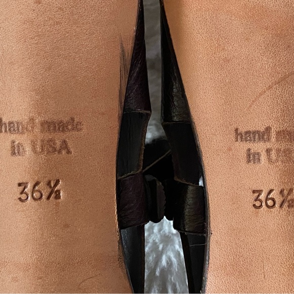 Cydwoq Vintage. “Sidewalk”, small heel leather poi - Picture 7 of 8